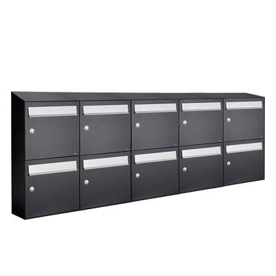Allux Flow Set 5-Breed, 2-Hoog Met Dak Zwart - 40040070_5x2d