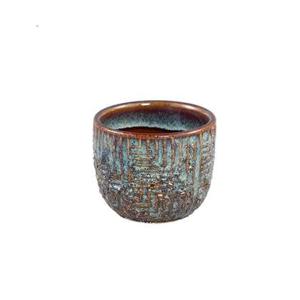 PTMD Norex Bloempot - 7 x 7 x 6 cm - Keramiek - Blauw