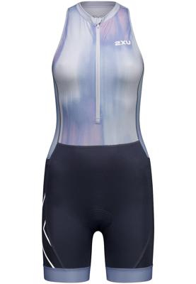 2XU Core Trisuit mouwloos hydrangea/india ink Dames