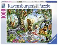 Ravensburger puzzel 1000 stukjes Avonturen in de jungle - thumbnail