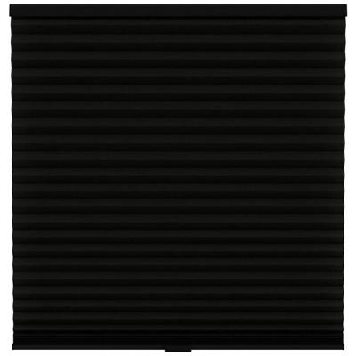 Leen Bakker - Fenstr Plisségordijn Chicago Dubbel 45mm Lichtdoorlatend - (15024) - Polyester - Zwart - 120x10x10 Cm