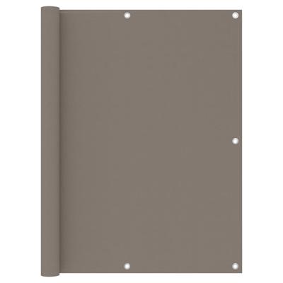 VidaXL Balkonscherm 120x300 cm oxford stof taupe