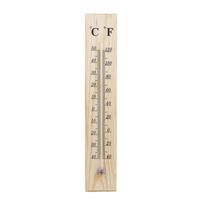 Benson Hout Thermometer - Celsius/ Fahrenheit - 40 Graden tot + 50 Graden - thumbnail