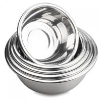 Keuken schaal / mengkom / serveerkom - RVS - dia 30 cm - salade schaal