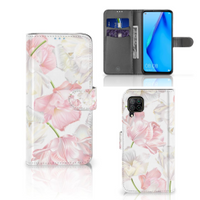 Huawei P40 Lite Hoesje Lovely Flowers - thumbnail