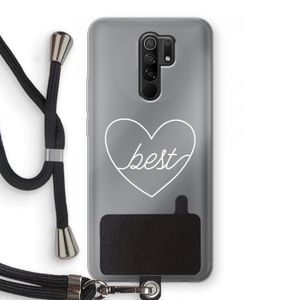 Best heart pastel: Xiaomi Redmi 9 Transparant Hoesje met koord