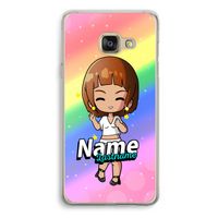 Chibi Maker vrouw: Samsung Galaxy A3 (2016) Transparant Hoesje