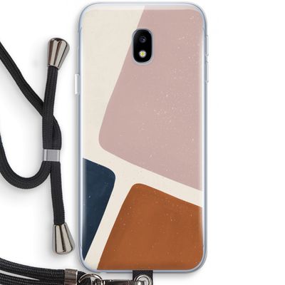 Geo #2: Samsung Galaxy J3 (2017) Transparant Hoesje met koord