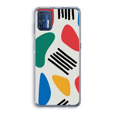 Illustratieve pop 1: Motorola Moto G9 Plus Transparant Hoesje