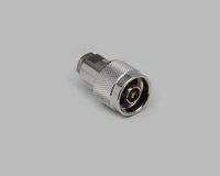 BKL Electronic 0404061 0404061 N-connector Stekker, recht 50 Ω 1 stuk(s) - thumbnail