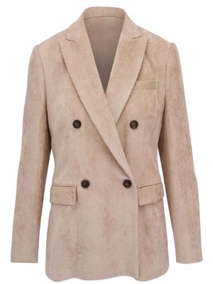 Brunello Cucinelli Ribfluwelen blazer - BGE Brunello Cucinelli Ribfluwelen blazer - BGE