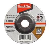 Makita Accessoires Afbraamschijf 125x6mm rvs - A-80656 - A-80656