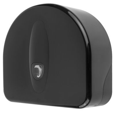 PlastiQline 2020 PlastiQline 2020 kunststof mini jumboroldispenser plus restrol PQB20MiniSRJ - zwart