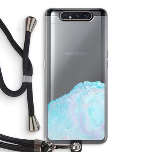 Fantasie pastel: Samsung Galaxy A80 Transparant Hoesje met koord