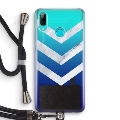 Marmeren pijlen: Huawei P Smart (2019) Transparant Hoesje met koord