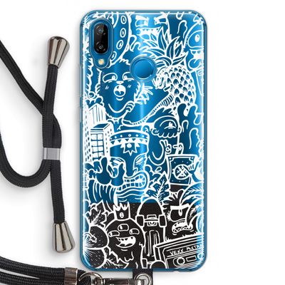 Vexx Mixtape #2: Huawei P20 Lite Transparant Hoesje met koord