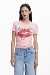 T-shirt "Kiss Me" - RED - M