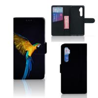 Xiaomi Mi Note 10 Lite | Telefoonhoesje | Met pasjeshouder | Papegaai Xiaomi Mi Note 10 Lite | Telefoonhoesje | Met pasjeshouder | Papegaai