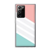 Strepen pastel: Samsung Galaxy Note 20 Ultra / Note 20 Ultra 5G Transparant Hoesje