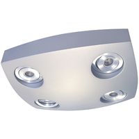 KlemKo Luzern LED opbouwarmatuur vierkant helderwit matgrijs 876490 KlemKo Luzern LED opbouwarmatuur vierkant helderwit matgrijs 876490