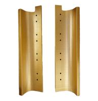 Seeburg V200 Gouden Metalen Zijpanelen Voor Grill (Set)