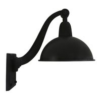 Wandlamp Halifax antique black