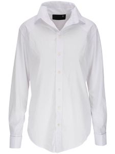 R13 chemise boutonnée à manches longues - Blanc