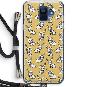 Haas: Samsung Galaxy A6 (2018) Transparant Hoesje met koord