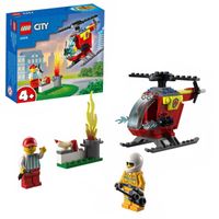 City - Brandweerhelikopter Constructiespeelgoed