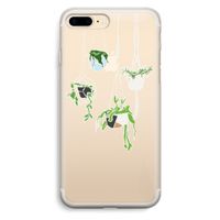 Hang In There: iPhone 7 Plus Transparant Hoesje