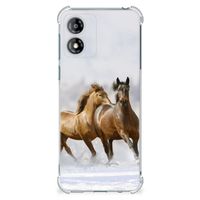 Motorola Moto E13 Case Anti-shock Paarden