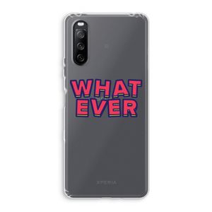 Whatever: Sony Xperia 10 III Transparant Hoesje