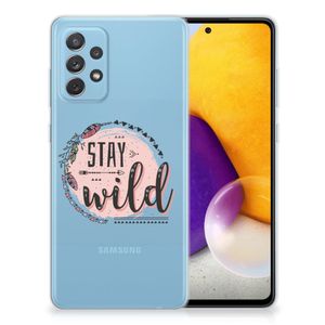 Samsung Galaxy A72 Telefoonhoesje met Naam Boho Stay Wild