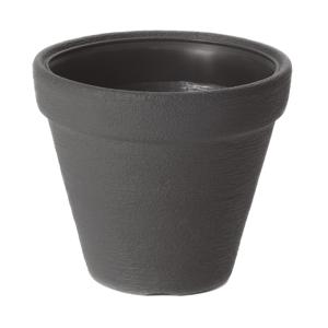 Plantenpot/bloempot Classic Garden - buiten/binnen - kunststof - antraciet - D35 x H36 cm