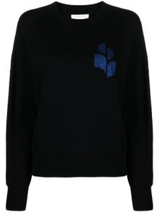 MARANT ÉTOILE pull Marisans à logo intarsia - Noir