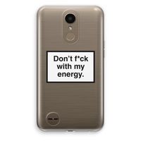 My energy: LG K10 (2017) Transparant Hoesje