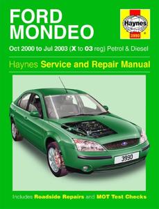 Haynes Werkplaatshandboek Ford Mondeo benzine & diesel (Okt 2000-Jul 2003) 3990