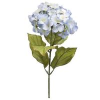 Kunstbloem Hortensia - blauw - 65 cm - Leen Bakker - thumbnail