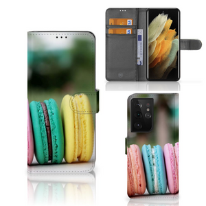 Samsung Galaxy S21 Ultra Book Cover Macarons