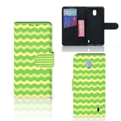 Nokia 1 Plus | Telefoon Hoesje | Waves Green