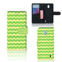 Nokia 1 Plus | Telefoon Hoesje | Waves Green