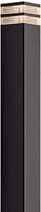 Nordlux Paallamp Elm E27 zwart IP44 80cm - 4800830