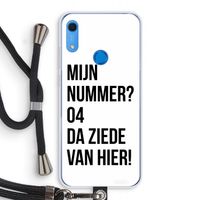 Da ziede van hier: Huawei Y6s Transparant Hoesje met koord Da ziede van hier: Huawei Y6s Transparant Hoesje met koord