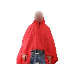 Poncho Deluxe , Koplampproof one-size-fits-all Rood