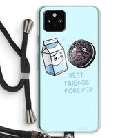 Best Friend Forever: Pixel 5a 5G Transparant Hoesje met koord