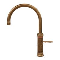 Quooker Classic Fusion Round Messing Patina kraan CFNRPTB