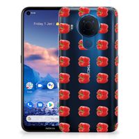 Nokia 5.4 Siliconen Case Paprika Red - thumbnail