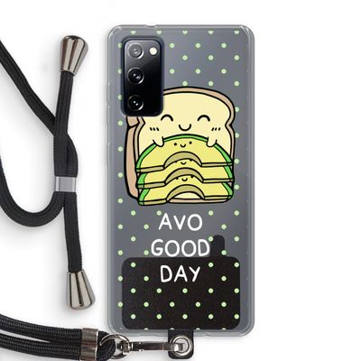 Avo Good Day: Samsung Galaxy S20 FE / S20 FE 5G Transparant Hoesje met koord