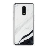 Elegante marmer: OnePlus 7 Transparant Hoesje
