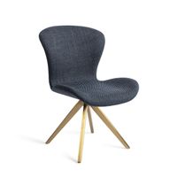 Jesper Home Eetkamerstoel 'Moji' Turn Gold, Draaibaar, kleur Mystic Marine